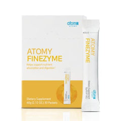 Generic Finezyme pineapple digestive enzymes 30-pack packets for on-the-go support.