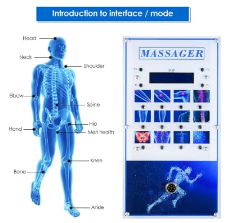 Generic Focused Shockwave Therapy Machine control panel for easy adjustments