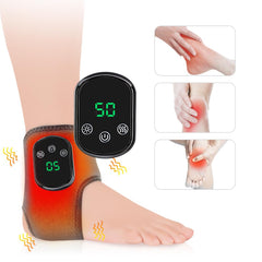 Generic portable foot and ankle massager wrap-around design contours to the foot.