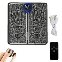 Generic Foot Plate Massager remote controls a personalized relaxation session.