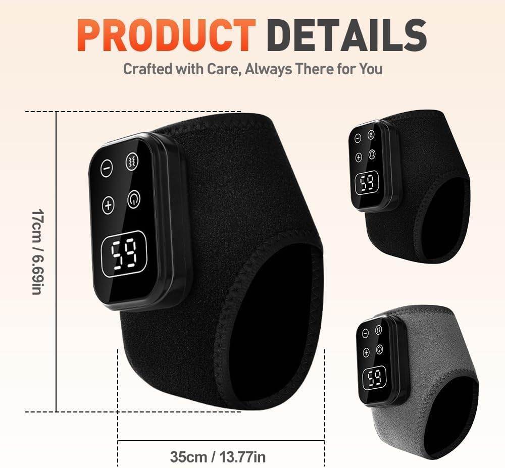 Generic foot triple method massager side view highlights ergonomic fit for comfortable use.