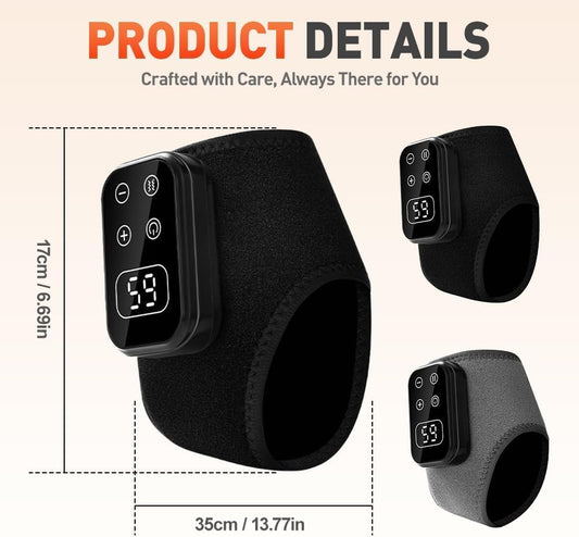 Generic foot triple method massager side view highlights ergonomic fit for comfortable use.