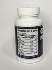 Generic GainMax ingredients label highlights key components for potential muscle support.