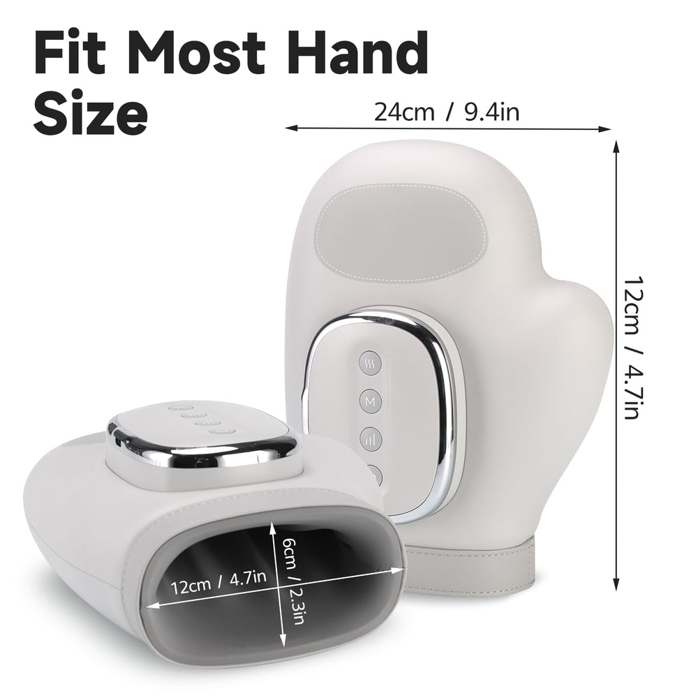 Ergonomic finger separation design supports comfortable sessions