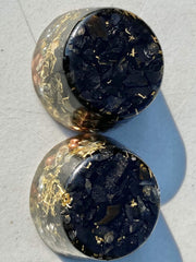 Generic Handmade Orgone art piece with natural bubbles and texture.
