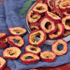 Generic Hawthorn slices arranged for easy snacking or cooking experiments.