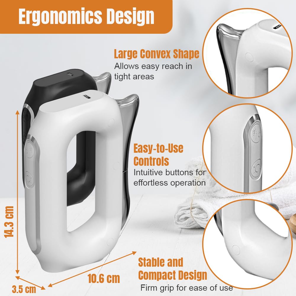 Generic Heated Muscle Scraper Tool side view showing ergonomic grip for precise massage.