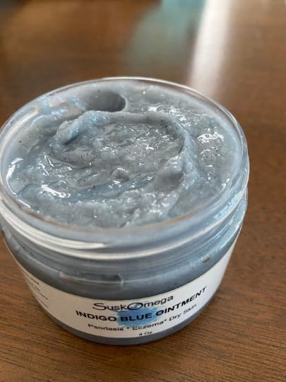 Generic Indigo Blue Ointment 8oz packaging closeup emphasizes gentle, baby-safe rash care