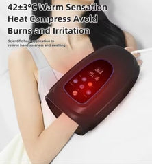Generic Intelligence hand massager heat settings displaying two temperature options