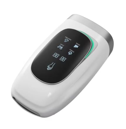 Generic Intelligence hand massager in use during a break for quick relief