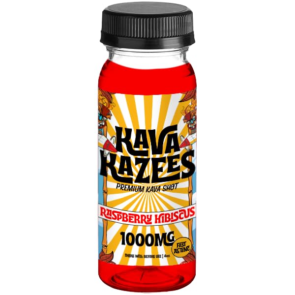 Generic Kava Kazees Raspberry Hibiscus pour ideal for relaxing moments.