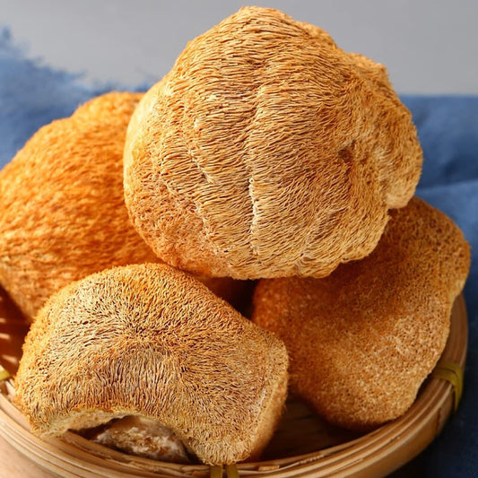 Generic Lions Mane mushroom sliced pieces, ready for quick stir-fry meals.