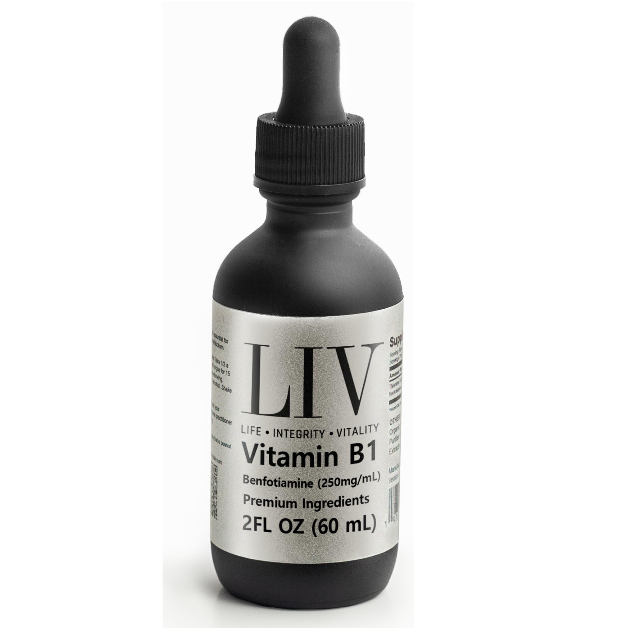 Generic LIV Vitamin B1 Liquid bottle for convenient daily metabolism support