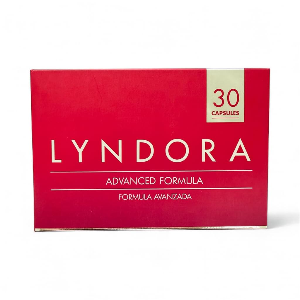 Generic Lyndora Advanced Formula bottle showing packaging for energy and balance.