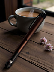 Generic Marquee metal dosing pen with adjustable dial enabling precise unit control.