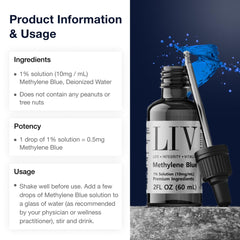 Pure formulation of Generic Methylene Blue for versatile use.
