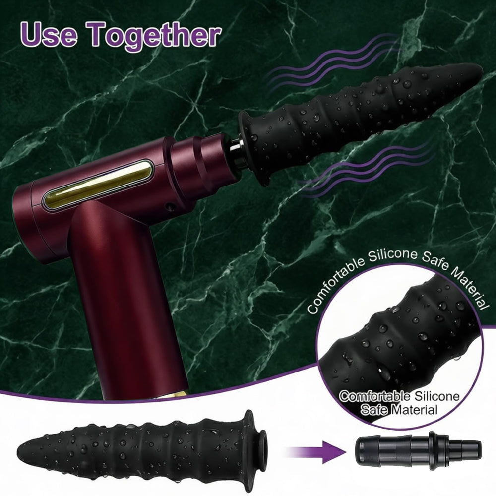 Generic Mini Massage Gun flat head for large muscle groups after training