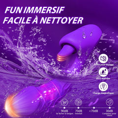 Generic MKBJ-L5 USB rechargeable massager showing its cord-free convenience for on-the-go sessions.