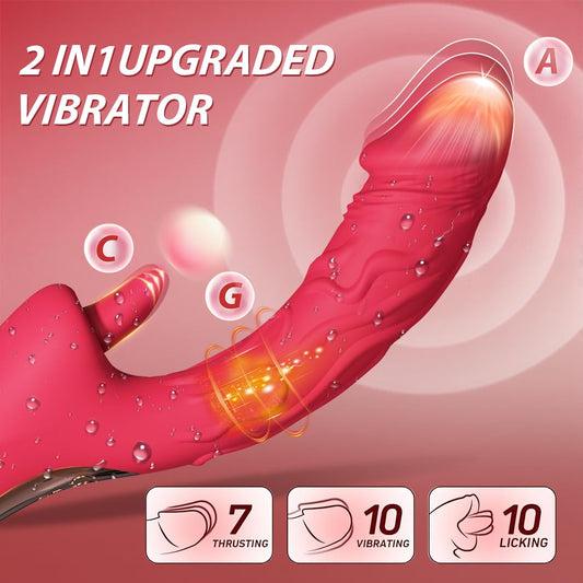 Generic MKBJ-L8 massager side view with ergonomic grip