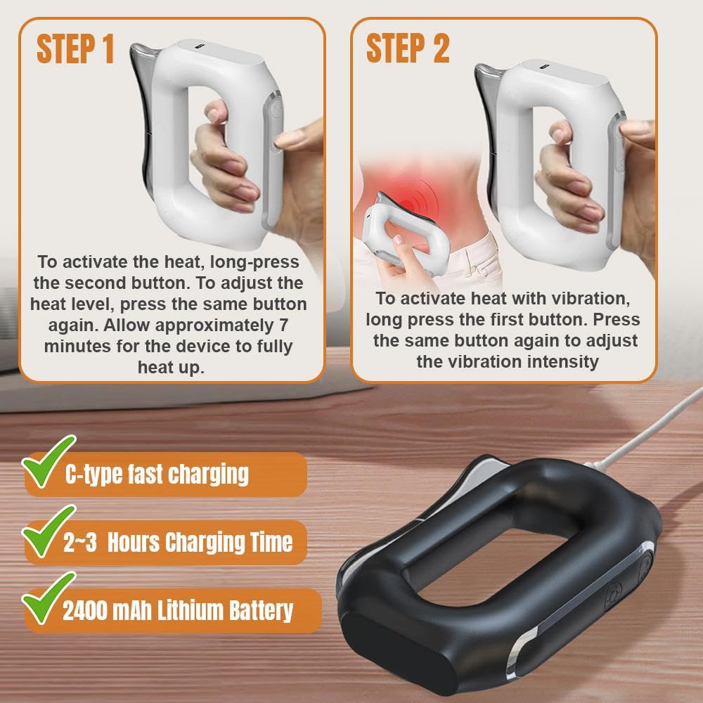 Generic Muscle Scraper Tool demonstrates vibration therapy for deeper muscle easing
