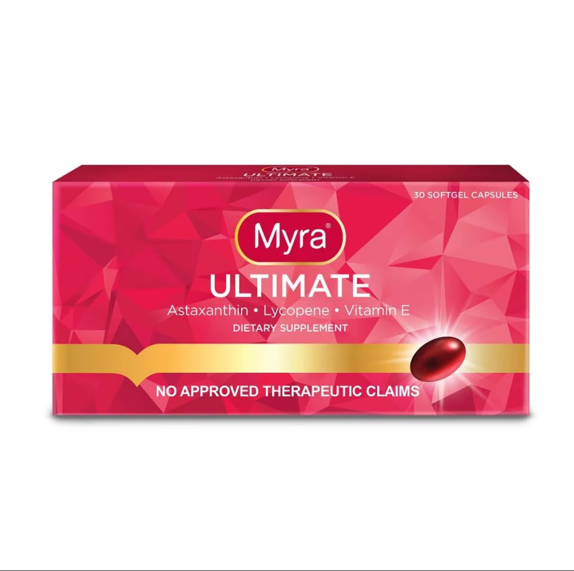 Generic Myra Ultimate bottle front showing packaging for daily skin nourishment