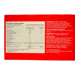 Generic Myra Ultimate ingredients visual featuring astaxanthin lycopene and vitamin E