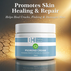 Generic Natural Cream psoriasis-relief bottle demonstrates easy daily application.