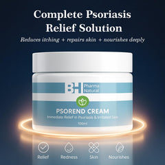 Generic Natural Cream psoriasis-relief packaging on shelf for gentle daily use.