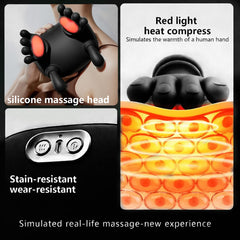 Generic neck massager wireless design for cord-free use.