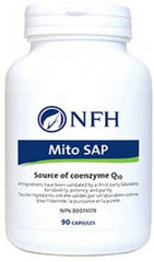 Generic Mito SAP bottle with capsules for daily nutrition.