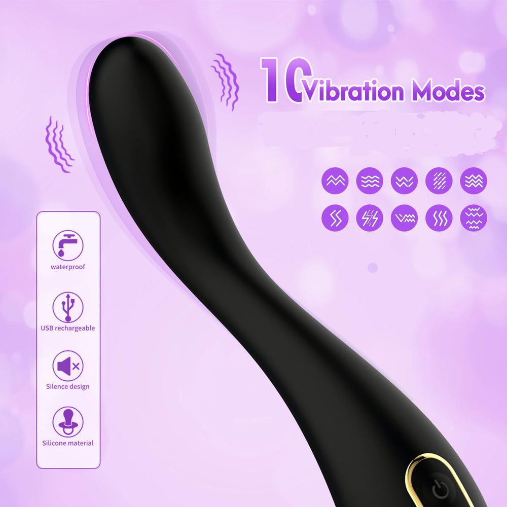 Generic Portable Travel Massage Rod in use at a desk for neck relief.