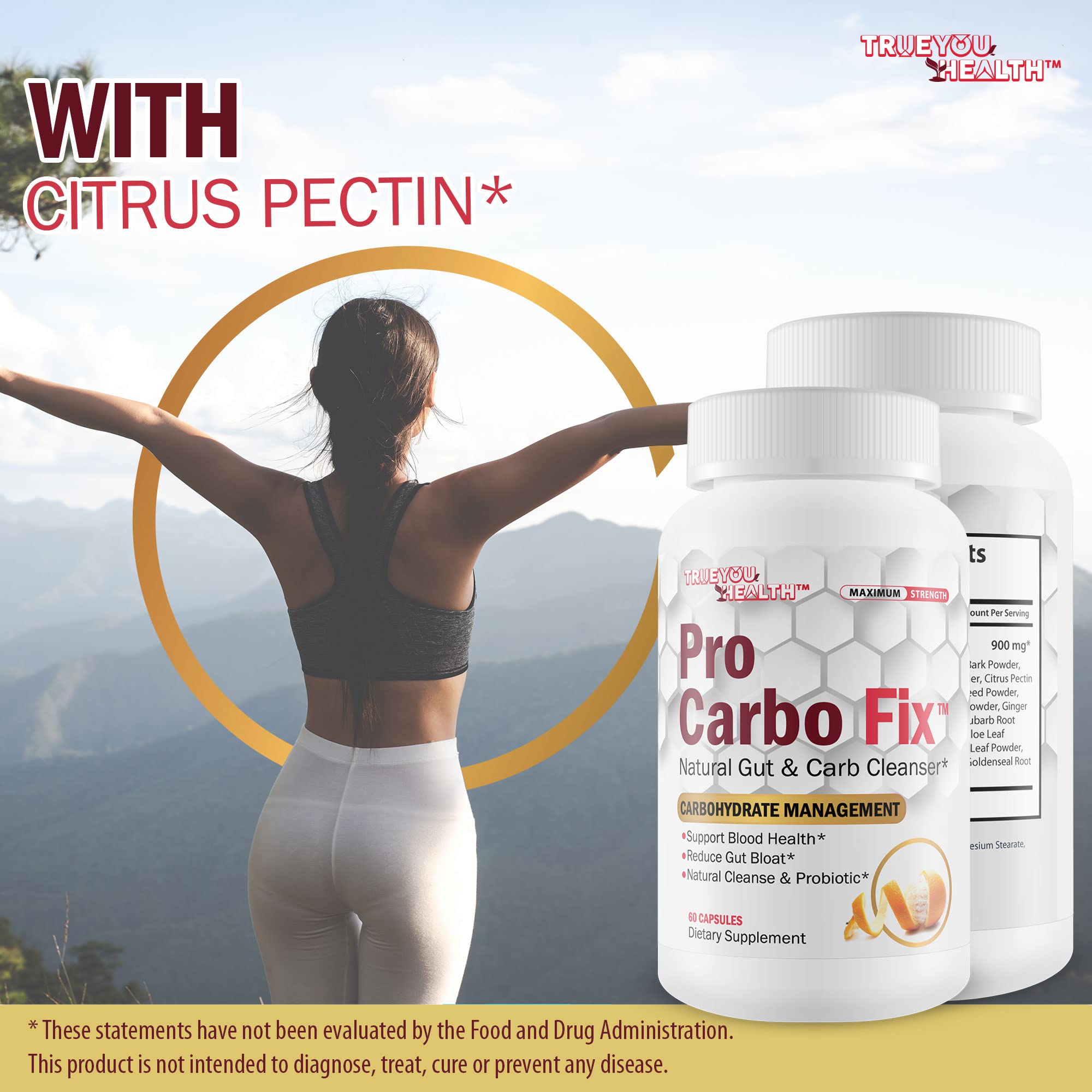 Generic Pro Carbo Fix fennel seed illustration showcases natural plant-based formula