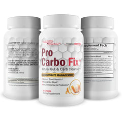 Generic Pro Carbo Fix label highlights fennel seed and citrus pectin ingredients