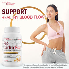 Generic Pro Carbo Fix probiotics image emphasizing gut-friendly bacteria support