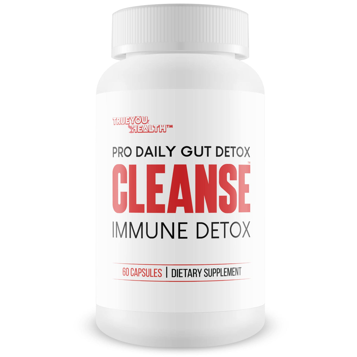 Generic Pro Daily Gut Detox bottle front view for daily gut support.