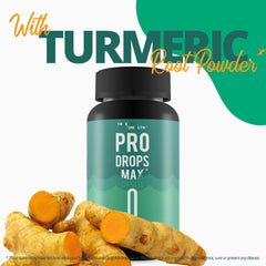 Generic Pro Drops Max glass with capsules highlights convenient daily routine.