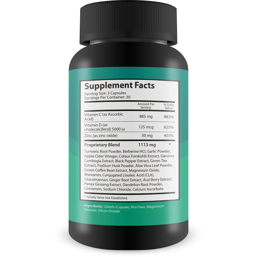 Generic Pro Drops Max label closeup highlights antioxidant ingredients for daily wellness.