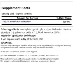 Generic Prostamol Uno 320mg bottle side view, ready to support your nutritional goals.