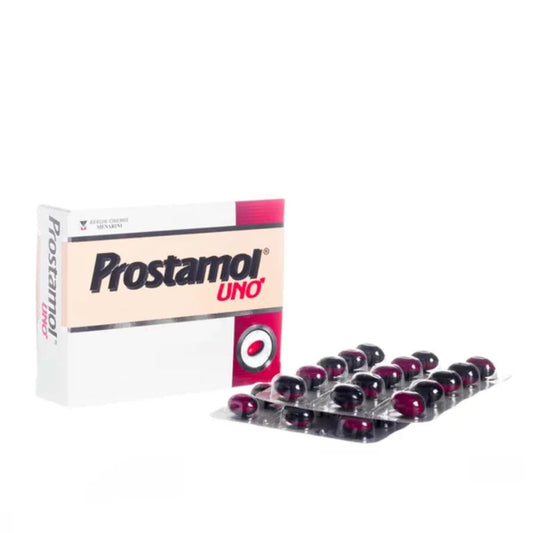 Generic Prostamol Uno 320mg capsules inside bottle, easy to integrate into your daily routine.