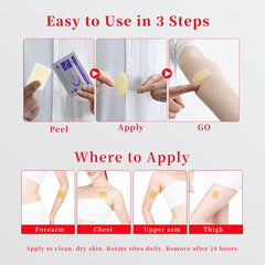 Generic QuitPatch Invisible 24 Hours promotes discreet wear without marks.