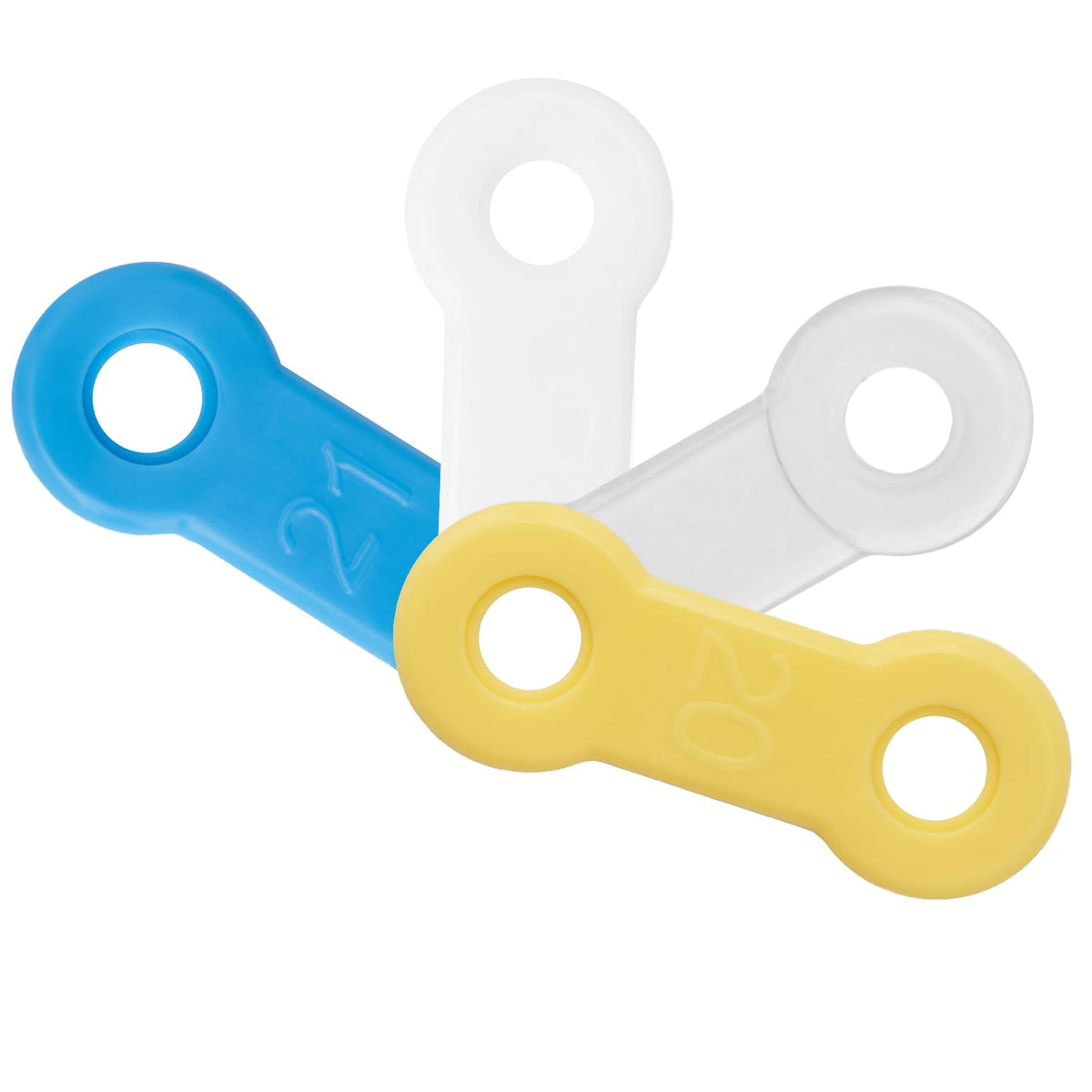 Generic replacement elastic straps for Meyson EMA application, clear 18mm, adjustable fit.