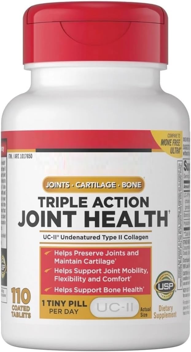 Generic Signature Triple Action Joint Health bottle promotes daily joint mobility and comfort.
