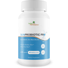 Generic Skin Probiotic Pro bottle indicating skin health support potential.