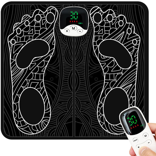 Generic TENS & EMS Foot Relaxation Mat close-up showing soothing pads for tired feet