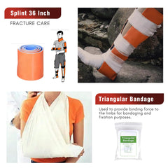 Generic Trauma Kit sterile gloves and gauze for safe wound care procedures.