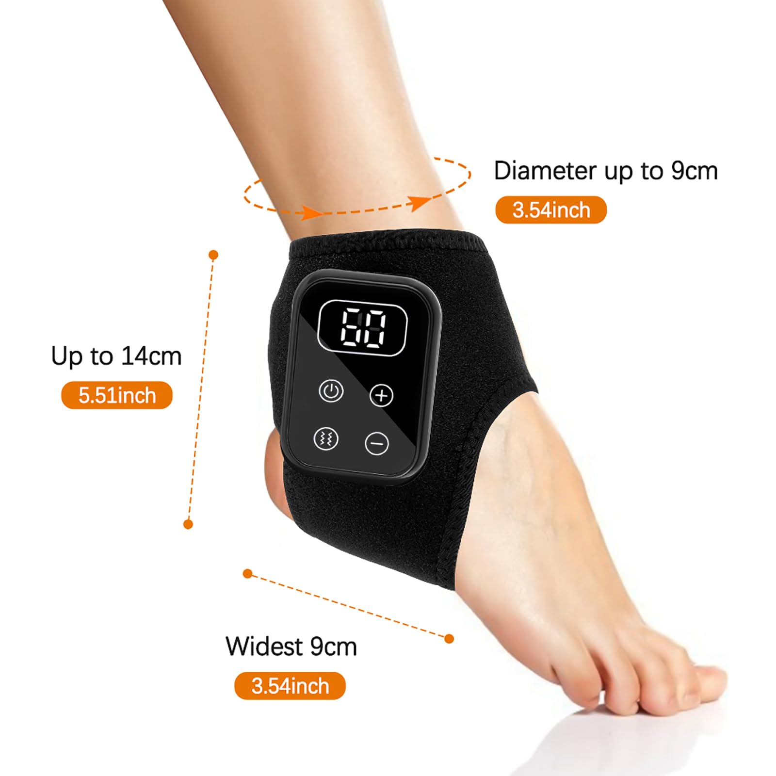 Generic Triple Method Foot Massager cord storage detail enables easy travel setup