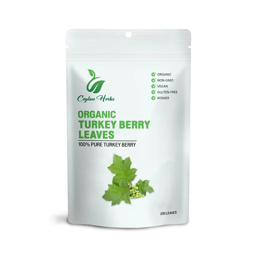 Generic Turkey Berry Leaves sealed-packaging close-up emphasizing freshness preservation and long shelf life.