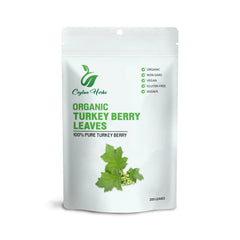 Generic Turkey Berry Leaves sealed-packaging close-up emphasizing freshness preservation and long shelf life.