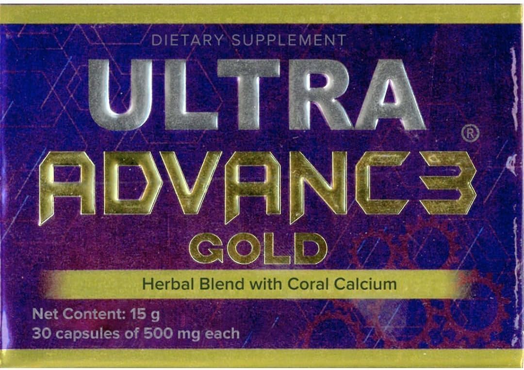Generic Ultra Advance 3 Gold capsules, omega-3 and turmeric blend