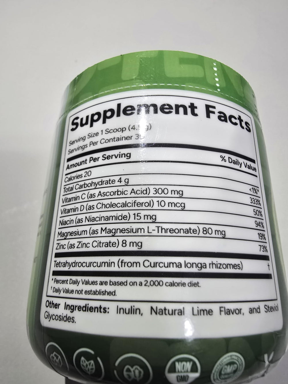 Generic Vital Health D-FENZ Kids dosing-spoon shows precise daily serving.